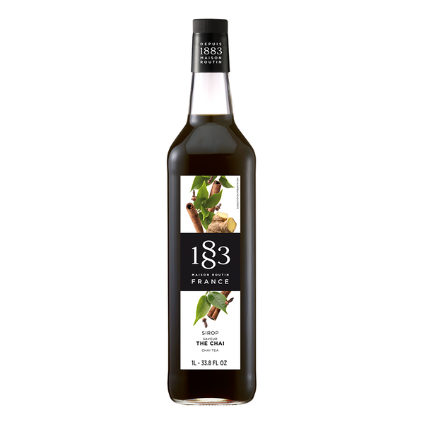 1883 Maison Routin Chai Tea Syrup (1L) - CustomPaperCup.com Branded Restaurant Supplies