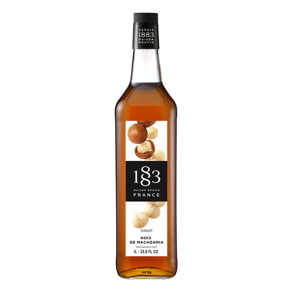 1883 Maison Routin Macadamia Nut Syrup (1L) - CustomPaperCup.com Branded Restaurant Supplies