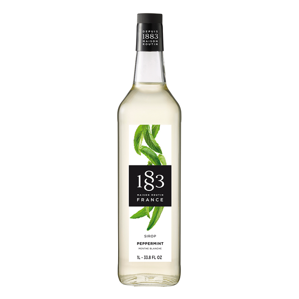 1883 Maison Routin Peppermint Syrup (1L) - CustomPaperCup.com Branded Restaurant Supplies