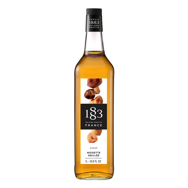 1883 Maison Routin Roasted Hazelnut Syrup (1L) - CustomPaperCup.com Branded Restaurant Supplies