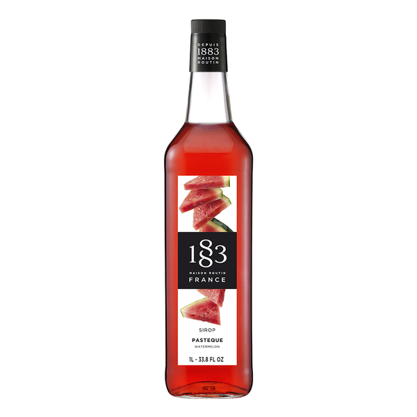 1883 Maison Routin Watermelon Syrup (1L) - CustomPaperCup.com Branded Restaurant Supplies