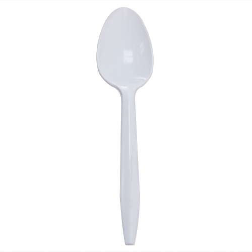 Karat PP Medium Weight Tea Spoons Bulk Box - White - 1,000 ct - CustomPaperCup.com