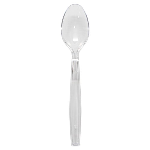 Karat PS Extra Heavy Weight Tea Spoons - Clear - 1,000 ct - CustomPaperCup.com