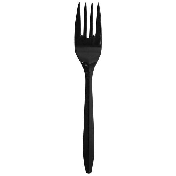 Karat PS Medium Weight Forks Bulk Box - Black - 1,000 ct - CustomPaperCup.com