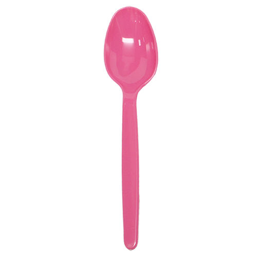 Karat PS Heavy Weight Tea Spoons - Pink - 1,000 ct - CustomPaperCup.com