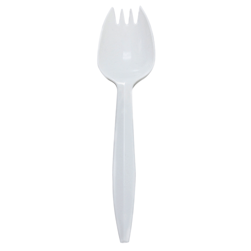 Karat PP Medium Weight Sporks - White - 1,000 ct - CustomPaperCup.com