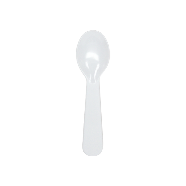 Karat PS Tasting Spoon - White - 4,000 ct - CustomPaperCup.com