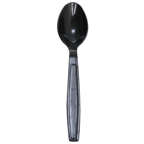 Karat PS Heavy Weight Tea Spoons Bulk Box - Black - 1,000 ct - CustomPaperCup.com