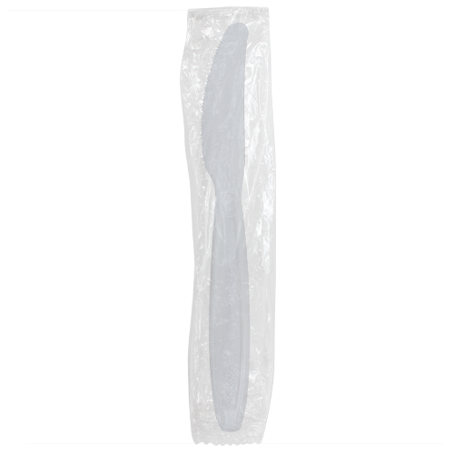 Karat PS Heavy Weight Knives - White - Wrapped - 1,000 ct - CustomPaperCup.com