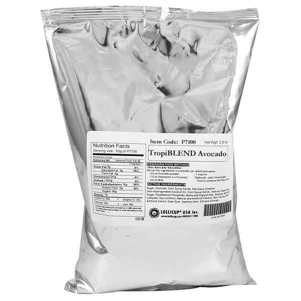 Tea Zone TropiBLEND Avocado Powder (2 lbs) - CustomPaperCup.com Branded Restaurant Supplies