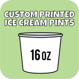 CUSTOM PRINTED ICE CREAM PINTS - CustomPaperCup.com Branded Restaurant Supplies