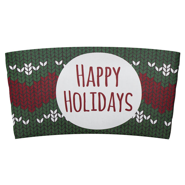 Traditional Cup Jackets - Holiday Sweater - 1,000 ct - CustomPaperCup.com
