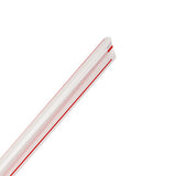 7.5'' Boba Straws (10mm) - Mixed Striped Colors - 4,500 ct - CustomPaperCup.com
