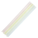 9'' Boba Straws (10mm) - Mixed Striped Colors - 1,600 ct - CustomPaperCup.com