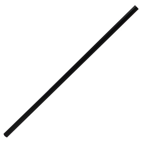 7.75'' Jumbo Straws (5mm) - Black - 12,000 ct - CustomPaperCup.com