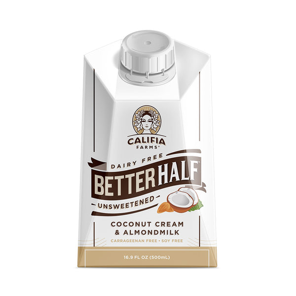 Califia Farms Better Half - Unsweetened (16.9oz) - CustomPaperCup.com Branded Restaurant Supplies