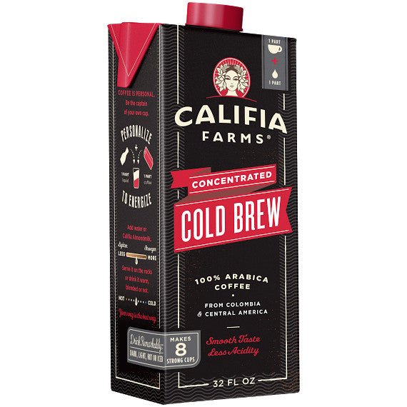 Califia Farms Concentrated Cold Brew Coffee (32oz) - CustomPaperCup.com Branded Restaurant Supplies