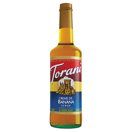 Torani Crème de Banana Syrup (750 mL) - CustomPaperCup.com Branded Restaurant Supplies