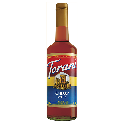 Torani Cherry Syrup (750 mL) - CustomPaperCup.com Branded Restaurant Supplies