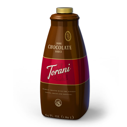 Torani Dark Chocolate Sauce (64oz) - CustomPaperCup.com Branded Restaurant Supplies