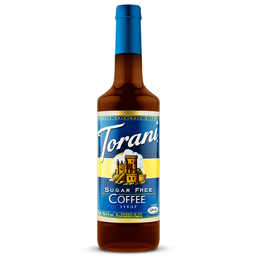 Torani Sugar Free Coffee Syrup (750mL) - CustomPaperCup.com Branded Restaurant Supplies