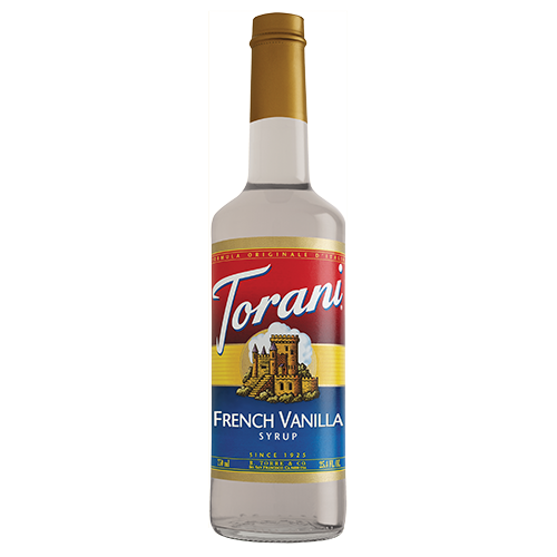 Torani French Vanilla Syrup (750 mL) - CustomPaperCup.com Branded Restaurant Supplies