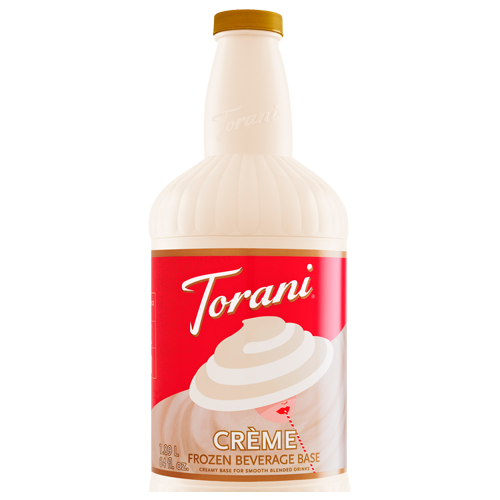 Torani Crème Frozen Beverage Base (64oz) - CustomPaperCup.com Branded Restaurant Supplies