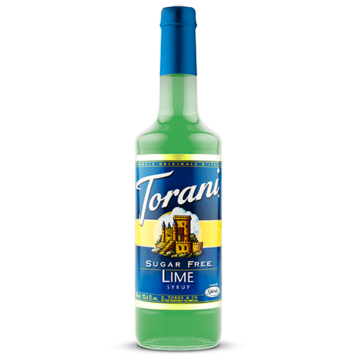 Torani Sugar Free Lime Syrup (750 mL) - CustomPaperCup.com Branded Restaurant Supplies