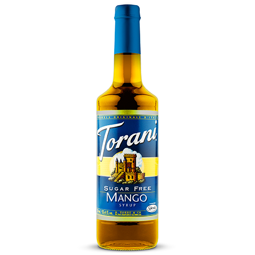 Torani Sugar Free Mango Syrup (750 mL) - CustomPaperCup.com Branded Restaurant Supplies