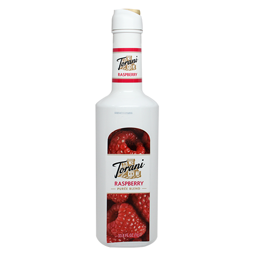 Torani Raspberry Purée Blend (1L) - CustomPaperCup.com Branded Restaurant Supplies