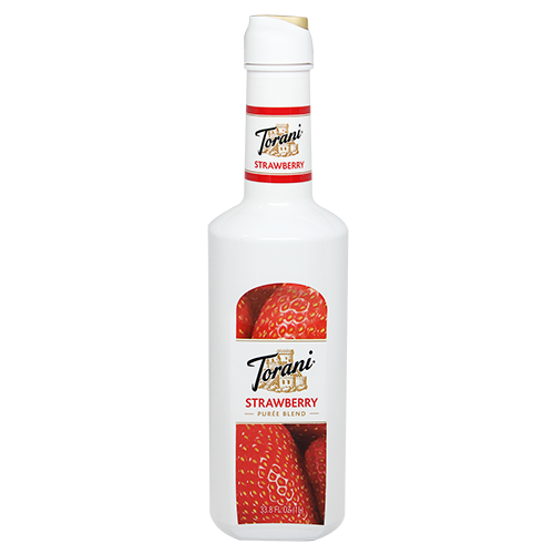 Torani Strawberry Purée Blend (1L) - CustomPaperCup.com Branded Restaurant Supplies