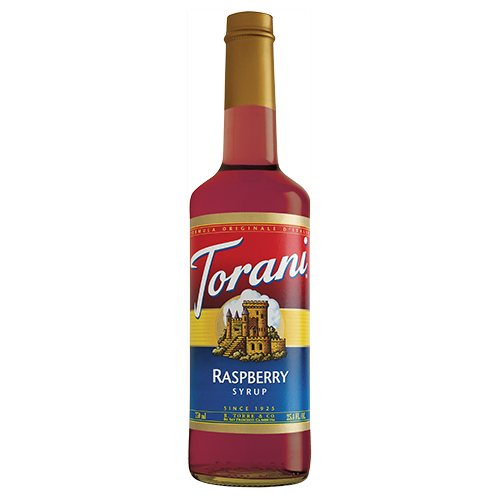 Torani Raspberry Syrup (750 mL) - CustomPaperCup.com Branded Restaurant Supplies