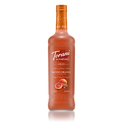 Torani Signature Blood Orange Syrup (750 mL) - CustomPaperCup.com Branded Restaurant Supplies
