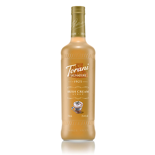Torani Signature Irish Cream Syrup (750 mL) - CustomPaperCup.com Branded Restaurant Supplies