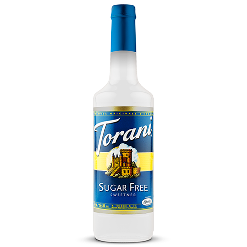 Torani Sugar Free Sweetener Syrup (750 mL) - CustomPaperCup.com Branded Restaurant Supplies