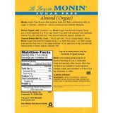 Monin Sugar Free Almond Syrup (750mL) - CustomPaperCup.com Branded Restaurant Supplies