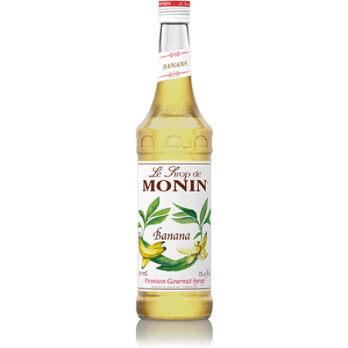 Monin Banana Syrup (750mL) - CustomPaperCup.com Branded Restaurant Supplies