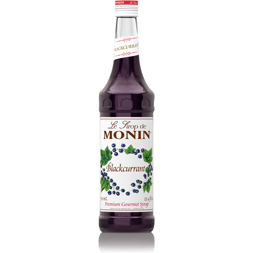 Monin Blackcurrant Syrup (750mL) - CustomPaperCup.com Branded Restaurant Supplies