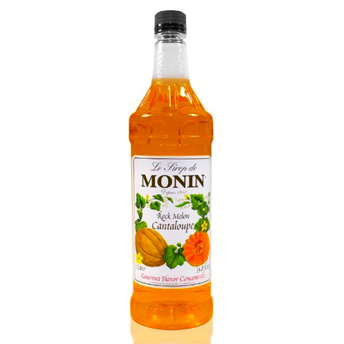 Monin Rock Melon Cantaloupe Syrup (1L) - CustomPaperCup.com Branded Restaurant Supplies