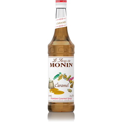Monin Caramel Syrup (750mL) - CustomPaperCup.com Branded Restaurant Supplies