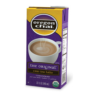 Oregon Chai Original Chai Tea Latte Concentrate (32oz) - CustomPaperCup.com Branded Restaurant Supplies