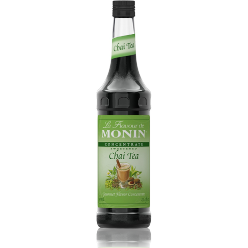 Monin Chai Tea Concentrate Syrup (750mL) - CustomPaperCup.com Branded Restaurant Supplies