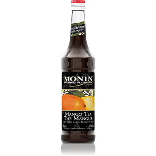 Monin Mango Tea Concentrate Syrup (750mL) - CustomPaperCup.com Branded Restaurant Supplies