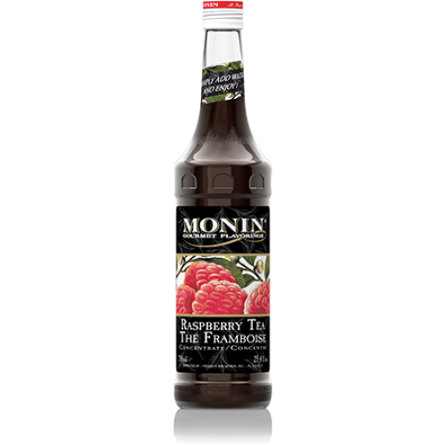 Monin Raspberry Tea Concentrate Syrup (750mL) - CustomPaperCup.com Branded Restaurant Supplies