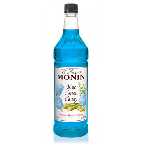 Monin Blue Cotton Candy Syrup (1L) - CustomPaperCup.com Branded Restaurant Supplies