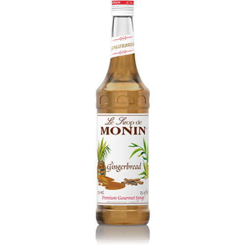 Monin Gingerbread Syrup (750mL) - CustomPaperCup.com Branded Restaurant Supplies