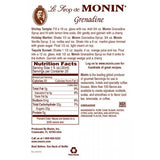Monin Grenadine Syrup (750mL) - CustomPaperCup.com Branded Restaurant Supplies