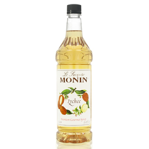 Monin Lychee Syrup (1L) - CustomPaperCup.com Branded Restaurant Supplies