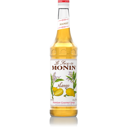 Monin Mango Syrup (750mL) - CustomPaperCup.com Branded Restaurant Supplies