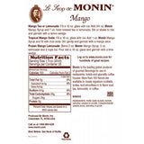 Monin Mango Syrup (750mL) - CustomPaperCup.com Branded Restaurant Supplies